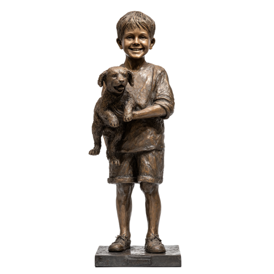 Niño con perro